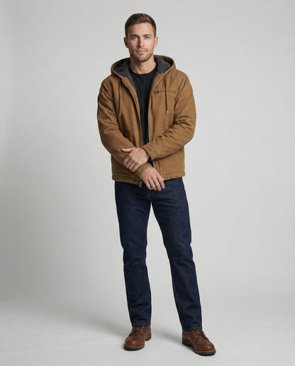 Herren Winterjacke Warm Isoliert Elegante