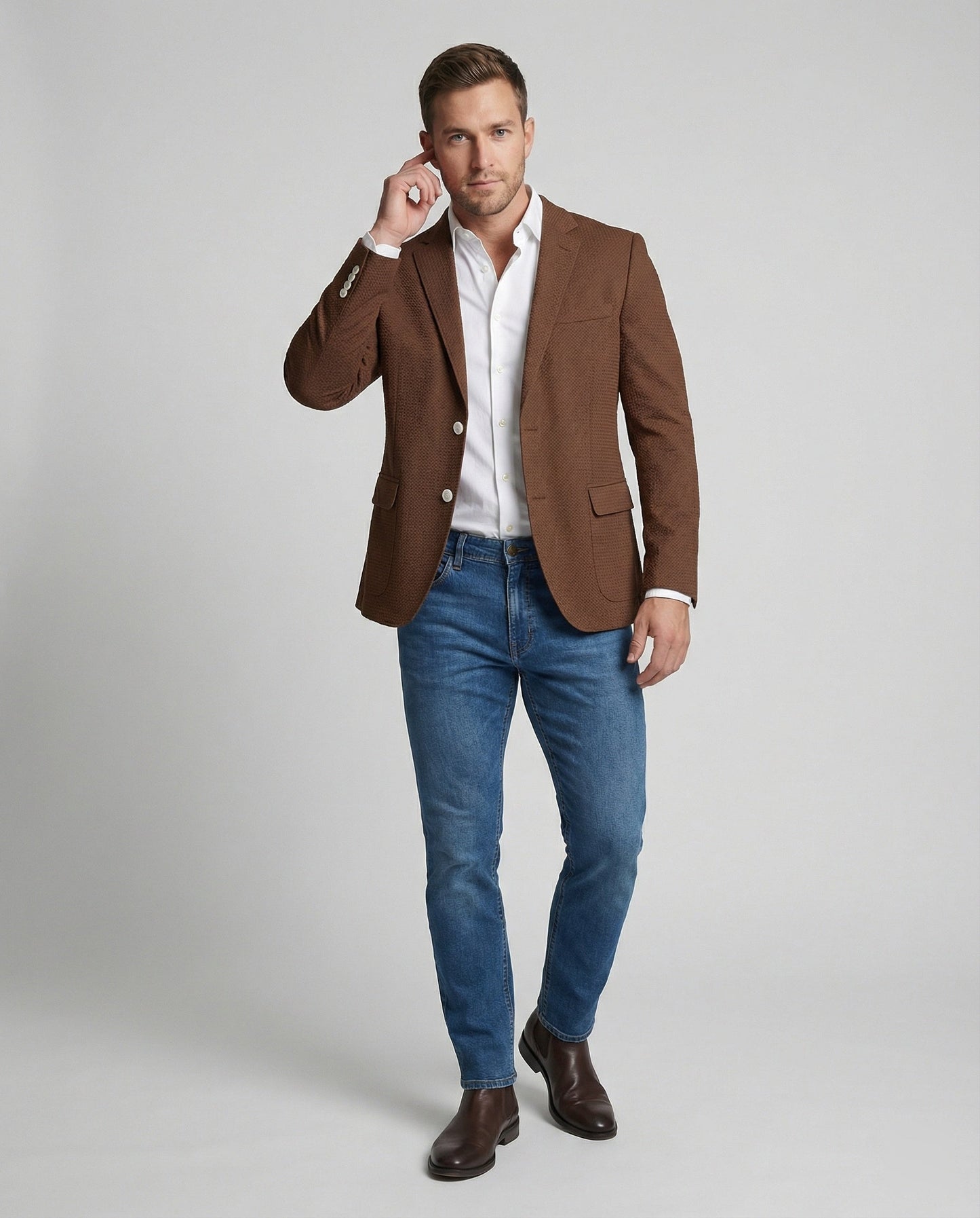Herren Blazer Slim Fit Modern Schlank - BerlinGlamour