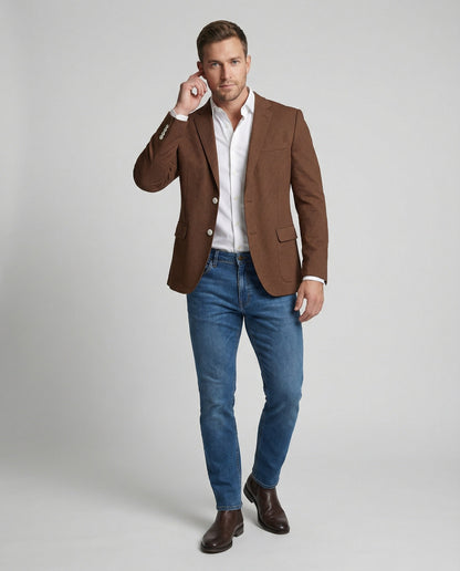 Herren Blazer Slim Fit Modern Schlank - BerlinGlamour
