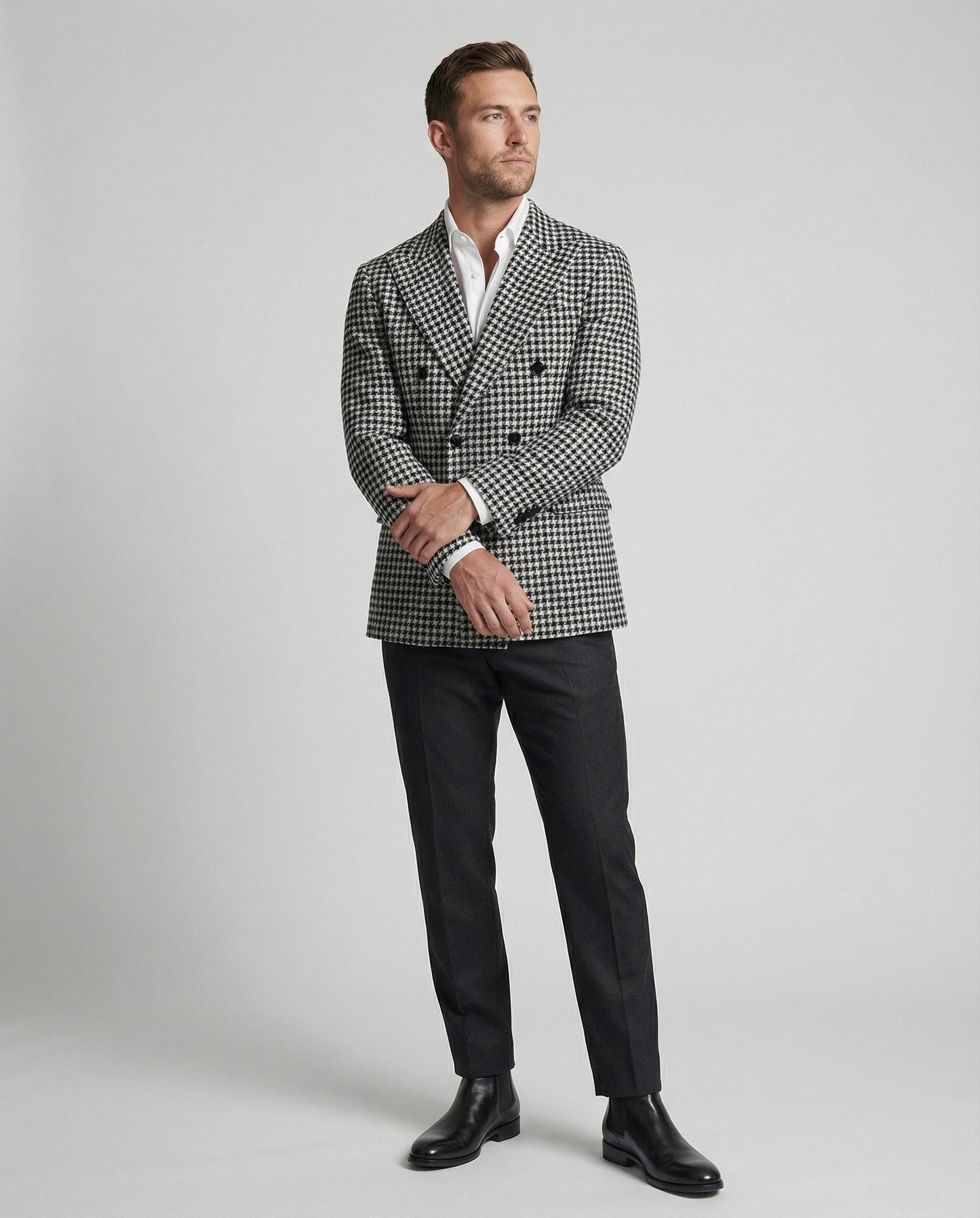 Herren Blazer Modern Slim Fit Elegante Optik