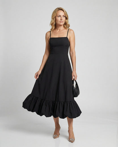 Damen Maxikleid mit dünnen Trägern Sommer - BerlinGlamour