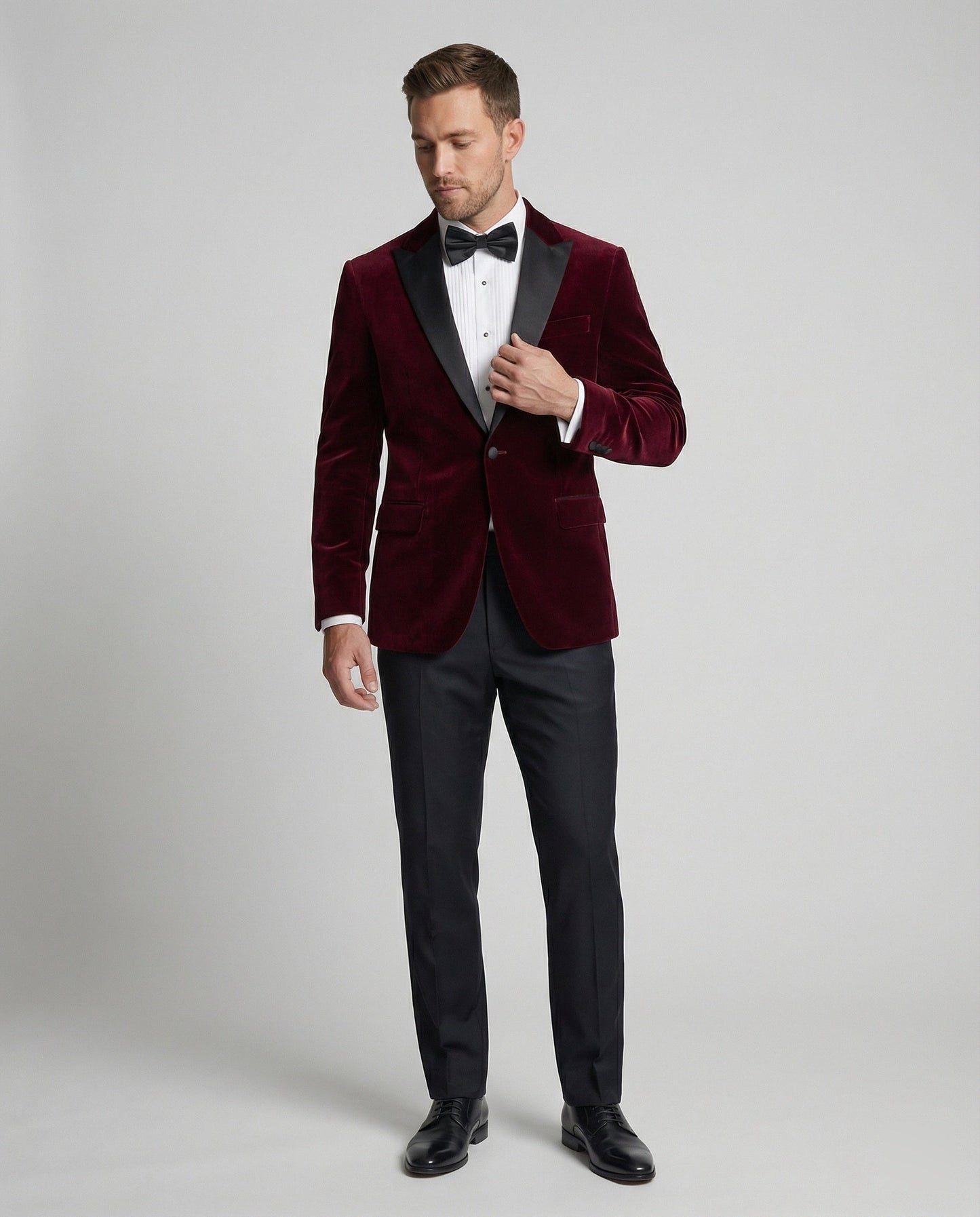 Herren Sommerjacke Slim Fit Kontrast Revers Modern - BerlinGlamour