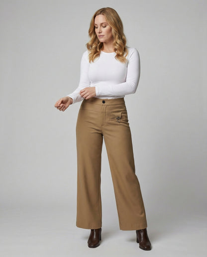 Weite Damen Cropped Jeans Bequem Geschnitten
