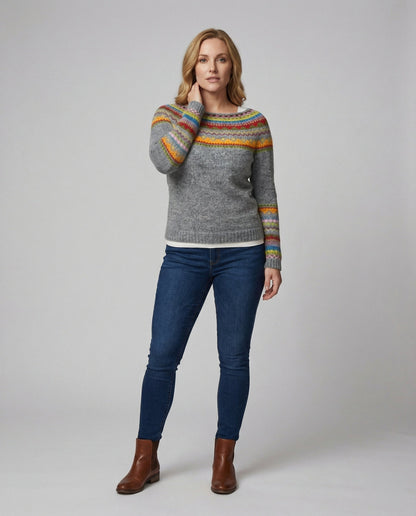 Eleganter Frauenpullover Klassisch Modern