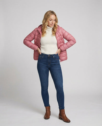 Ultraleichte Wattierte Jacke Damen Warm