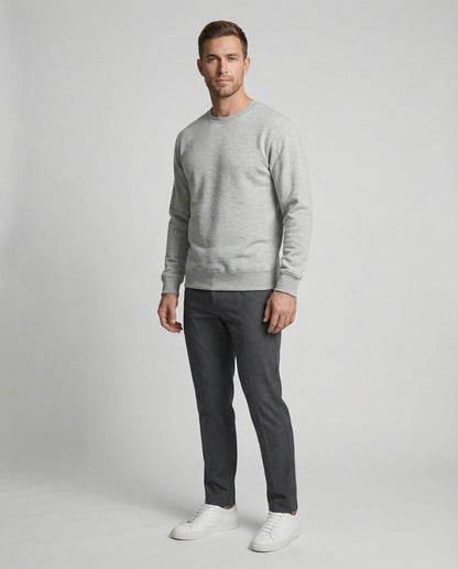 Männer Sweatshirt Rundhals Pullover Modern