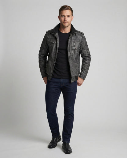 Schwarz Kurzjacke Damen Modern