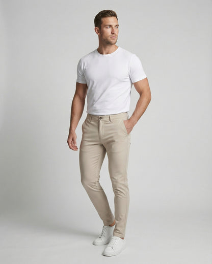 Herren Jeans Hose Slim Fit Elastisch Stretch
