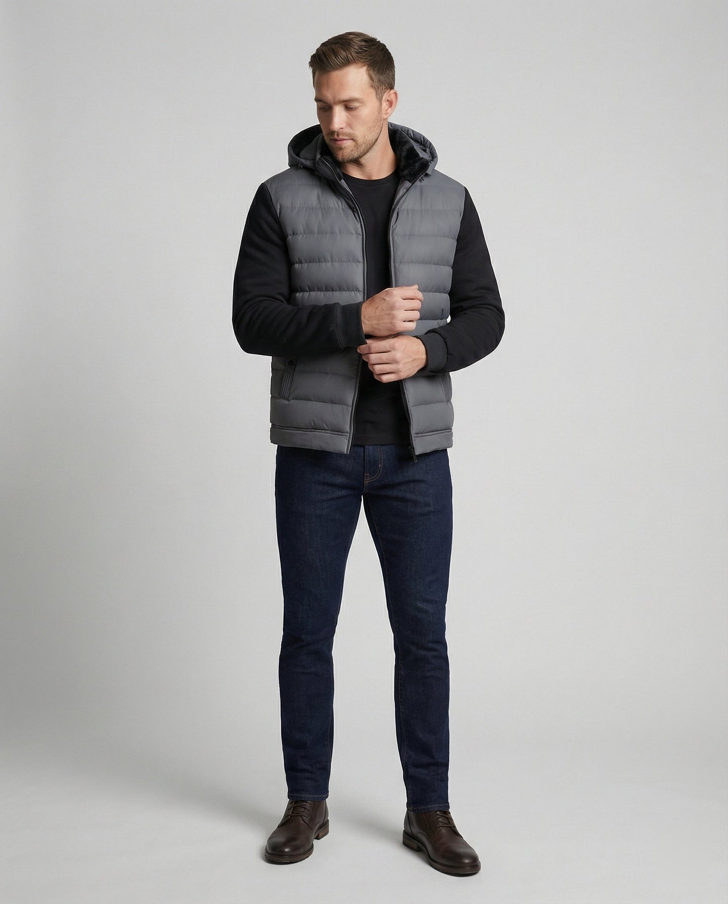 Herrenjacke Warm Kapuzenparka Wasserabweisend - BerlinGlamour