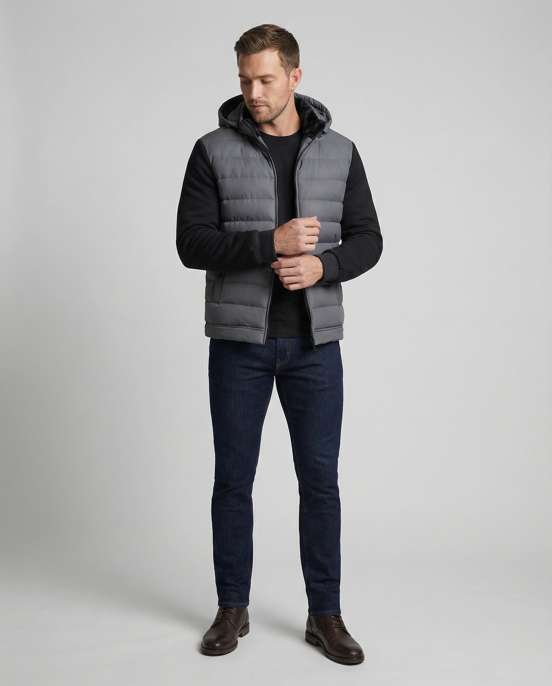 Herrenjacke Warm Kapuzenparka Wasserabweisend - BerlinGlamour