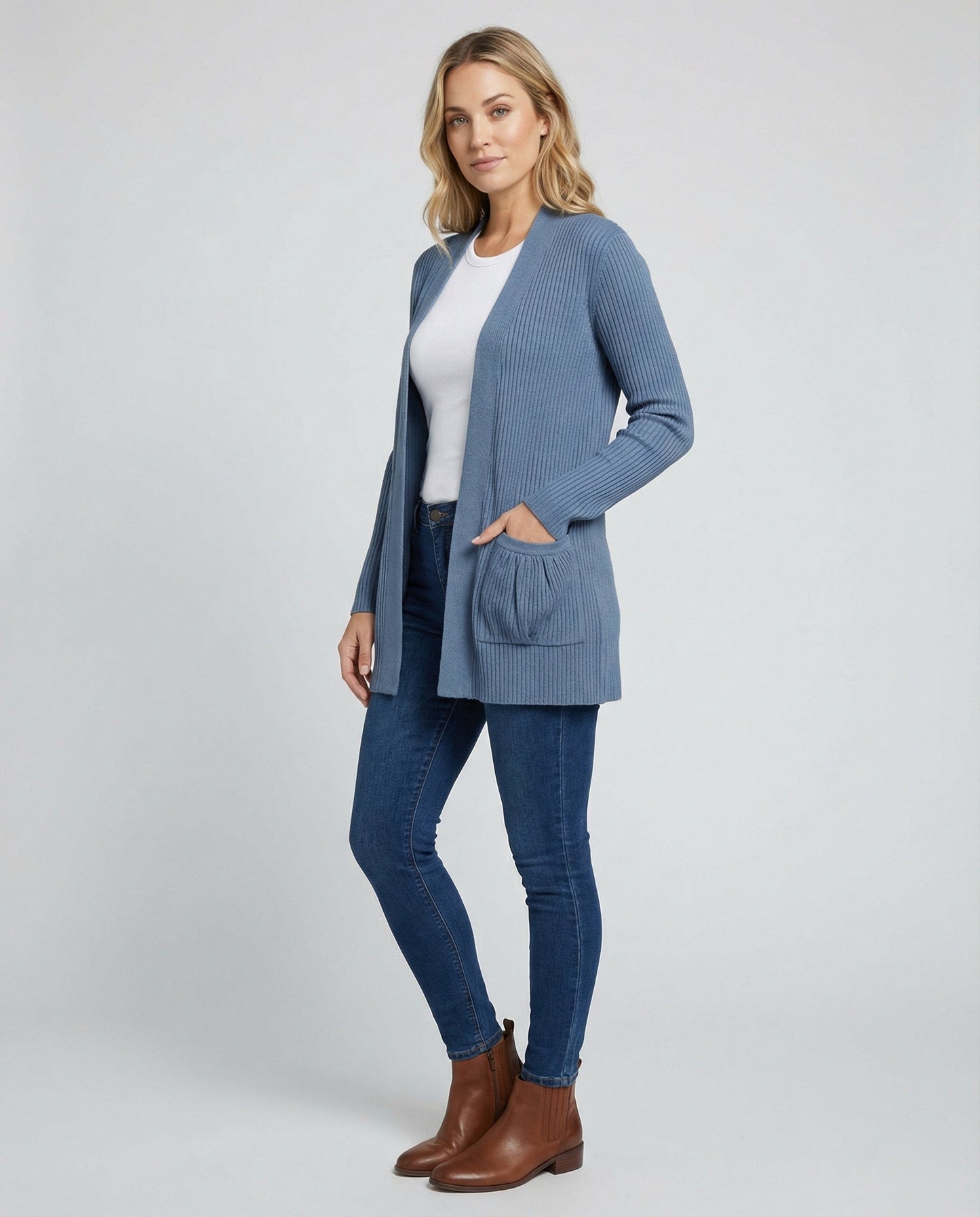 Übergroßer Cardigan Damen Oversized Lang