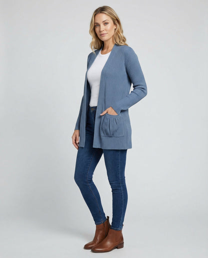 Übergroßer Cardigan Damen Oversized Lang