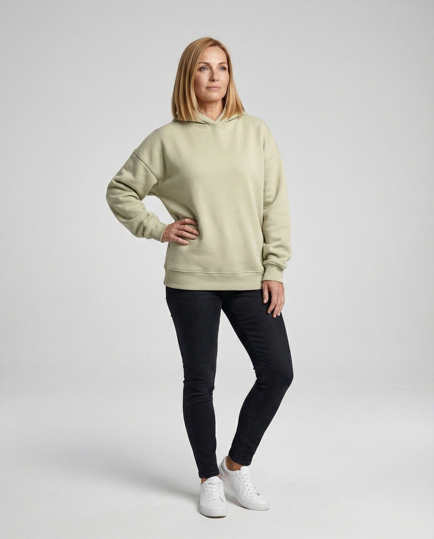 Damen Hoodie Oversized Kapuze Groß