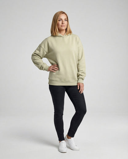 Damen Hoodie Oversized Kapuze Groß