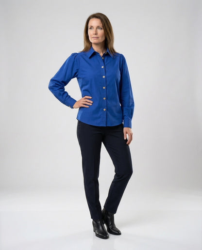 Damen Bluse Elegante Puffärmel Bluse Damen Oberteil