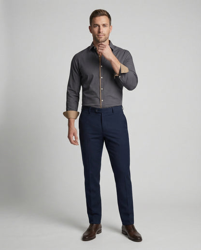 Herren Hemd Herbstlich Flanell Warm