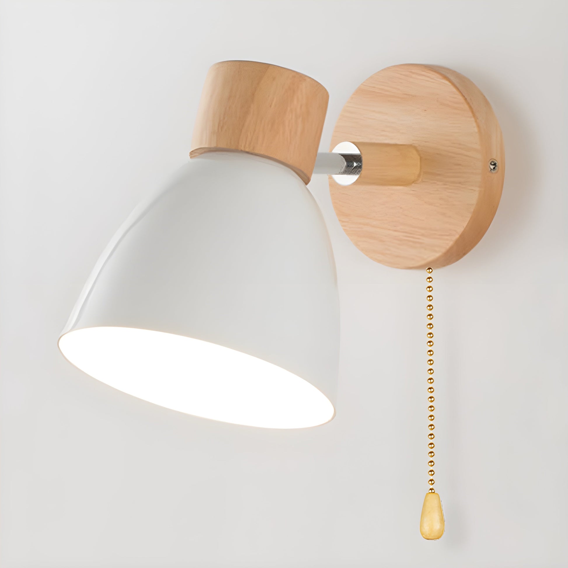Norwegische Holzwandlampe Schlafzimmer Lampe Dimmbar - BerlinGlamour