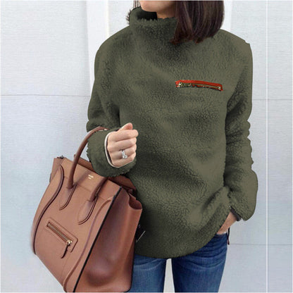 Alwine Damen Rollkragenpullover: Superweicher, bequemer Winterpullover in Uni