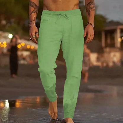 Bequeme Herren Leinenhose Sommer Leicht