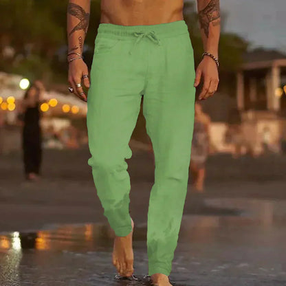 Leinenhose Herren Sommerhose Bequem