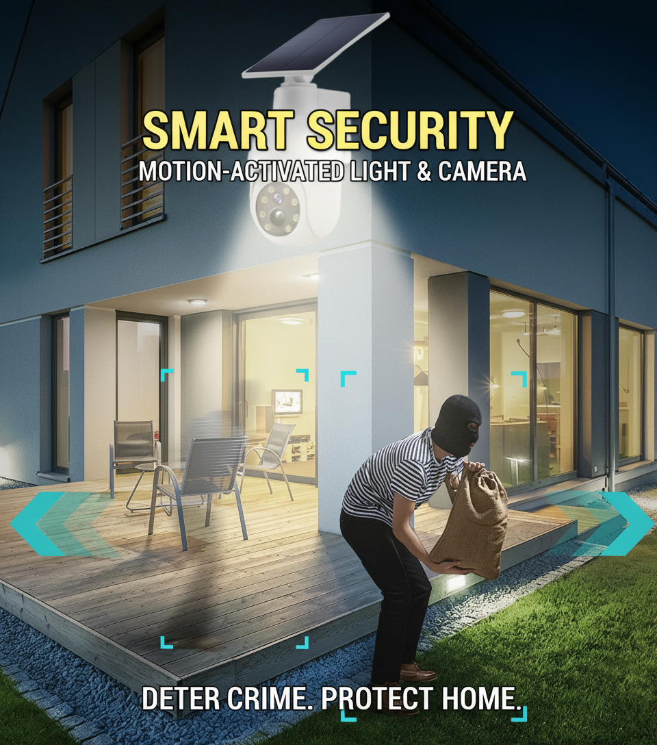 Solarkamera Regenfest Dummy Kamera Bewegungsmelder Smart