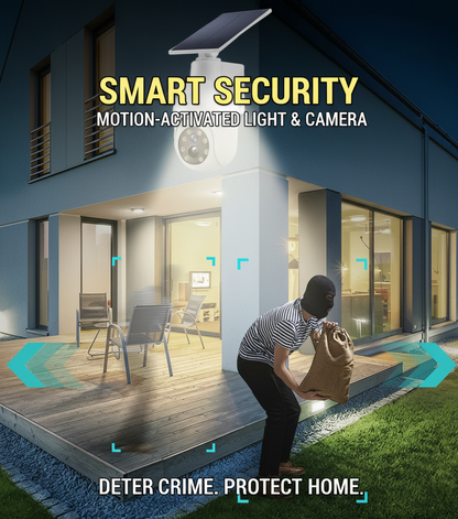 Solarkamera Regenfest Dummy Kamera Bewegungsmelder Smart