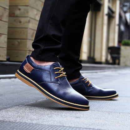 Lederschuhe Herren Oxford Schuhe Elegante Qualität
