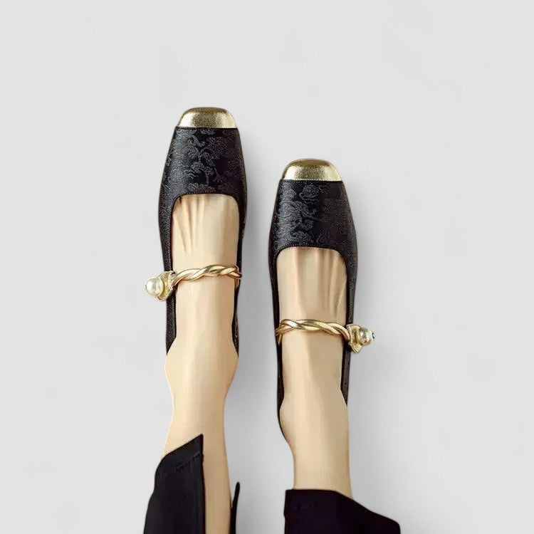 Damen Orthopädische Schuhe Mary Jane Flach Bequem