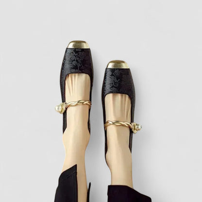 Damen Orthopädische Schuhe Mary Jane Flach Bequem