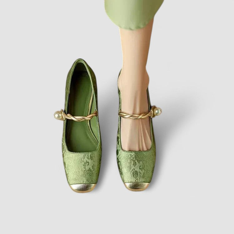 Damen Orthopädische Schuhe Mary Jane Flach Bequem