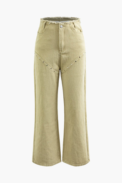 Damenhose Cord Weite Bein Trendy - BerlinGlamour