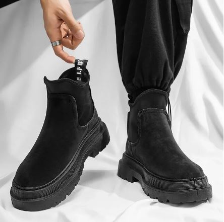 Herrenstiefel Klassisch Braun Leder