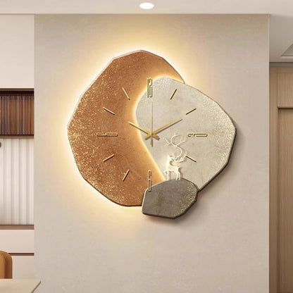 Skandinavische Wanduhr Modern Minimalistisch Weiss
