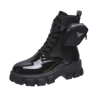 Biker Boots Robust Leder Motorradstiefel