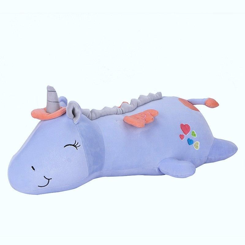 Einhorn Plüschspielzeug Regenbogen LED Licht für Kinder