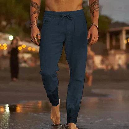 Leinenhose Herren Sommerhose Bequem