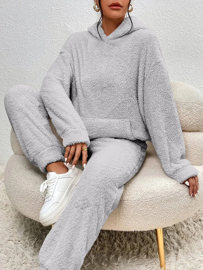Damen Pullover Set Zweiteilig Gemütlich Warm