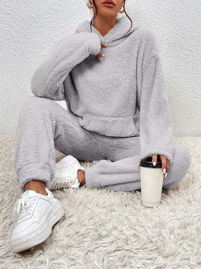 Damen Pullover Set Zweiteilig Gemütlich Warm