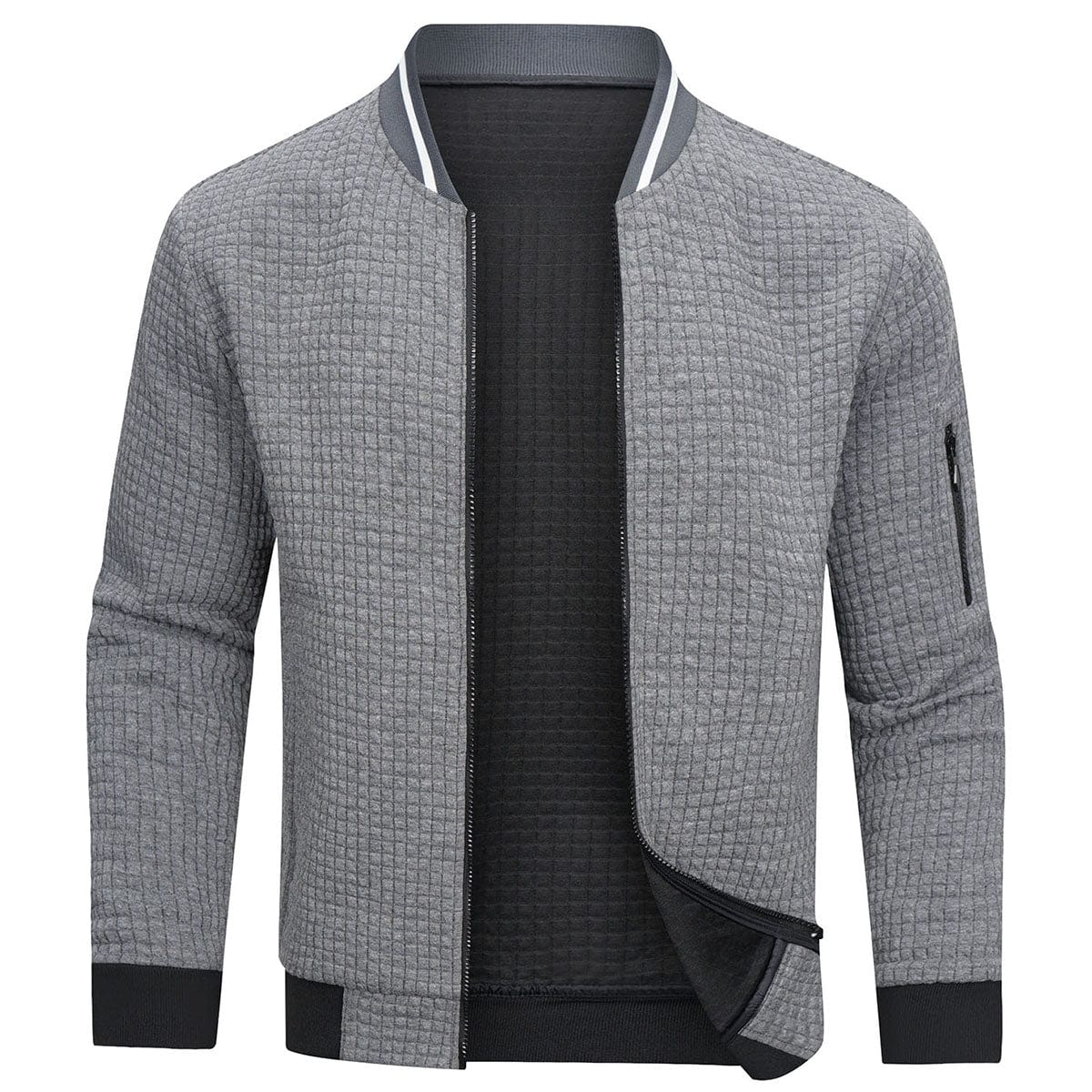Herren Pullover Warm Bequem Reißverschluss