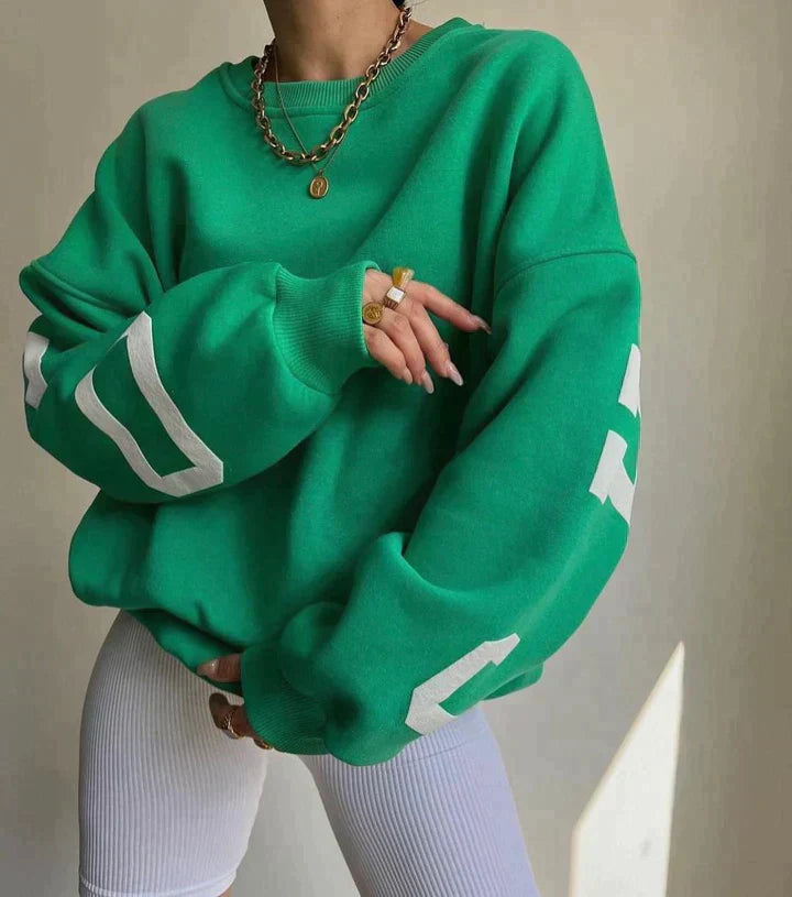 Damen Pullover Oversize Modern Großgröße