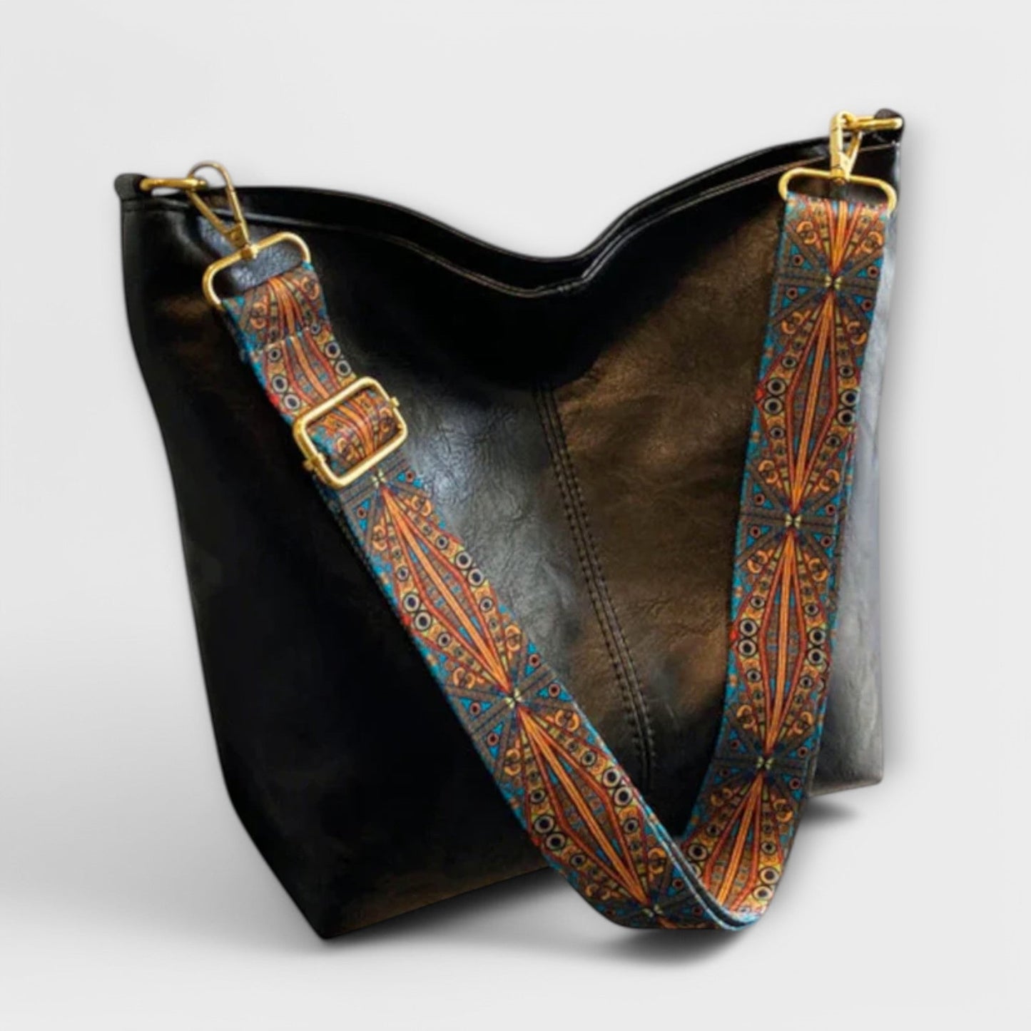 Elegante Damenhandtasche Vintage Stil Leder