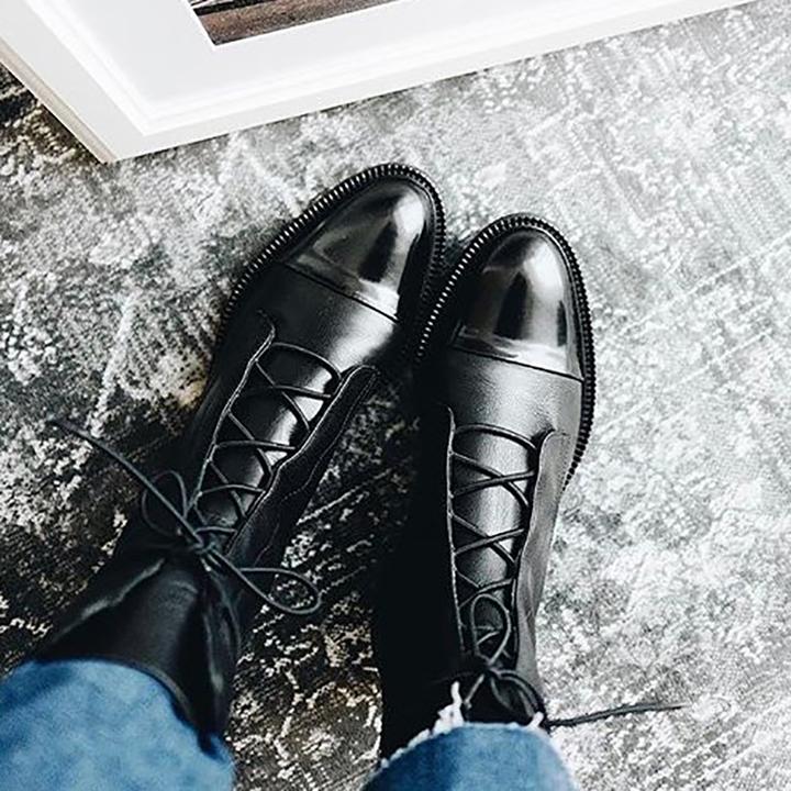 Stiefeletten Damen Elegant Absatz Schuhe