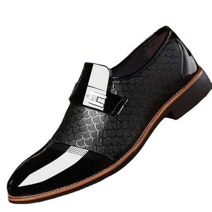 Elegante Herrenschuhe Plateau Stilettos Hochzeitsschuhe