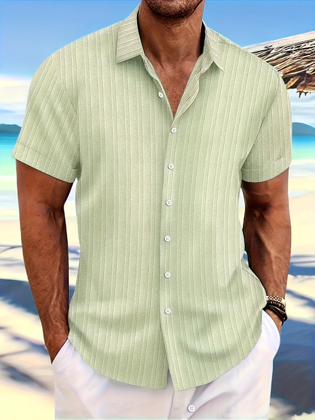 Joem Herren Sommerhemd, bequem