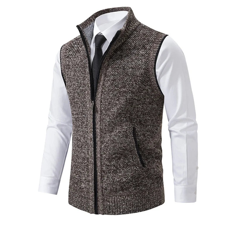 Warme Strickweste für Herren – Alden
