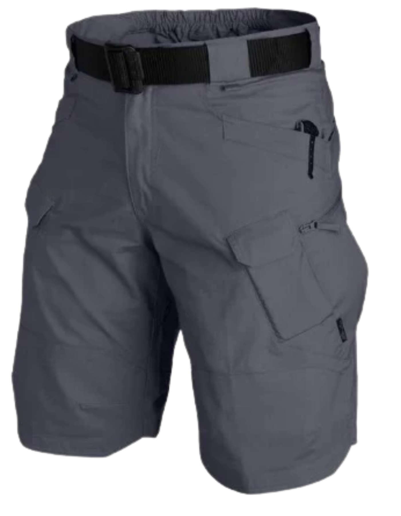Herren Cargo Shorts Bequem Schwarz Komfort