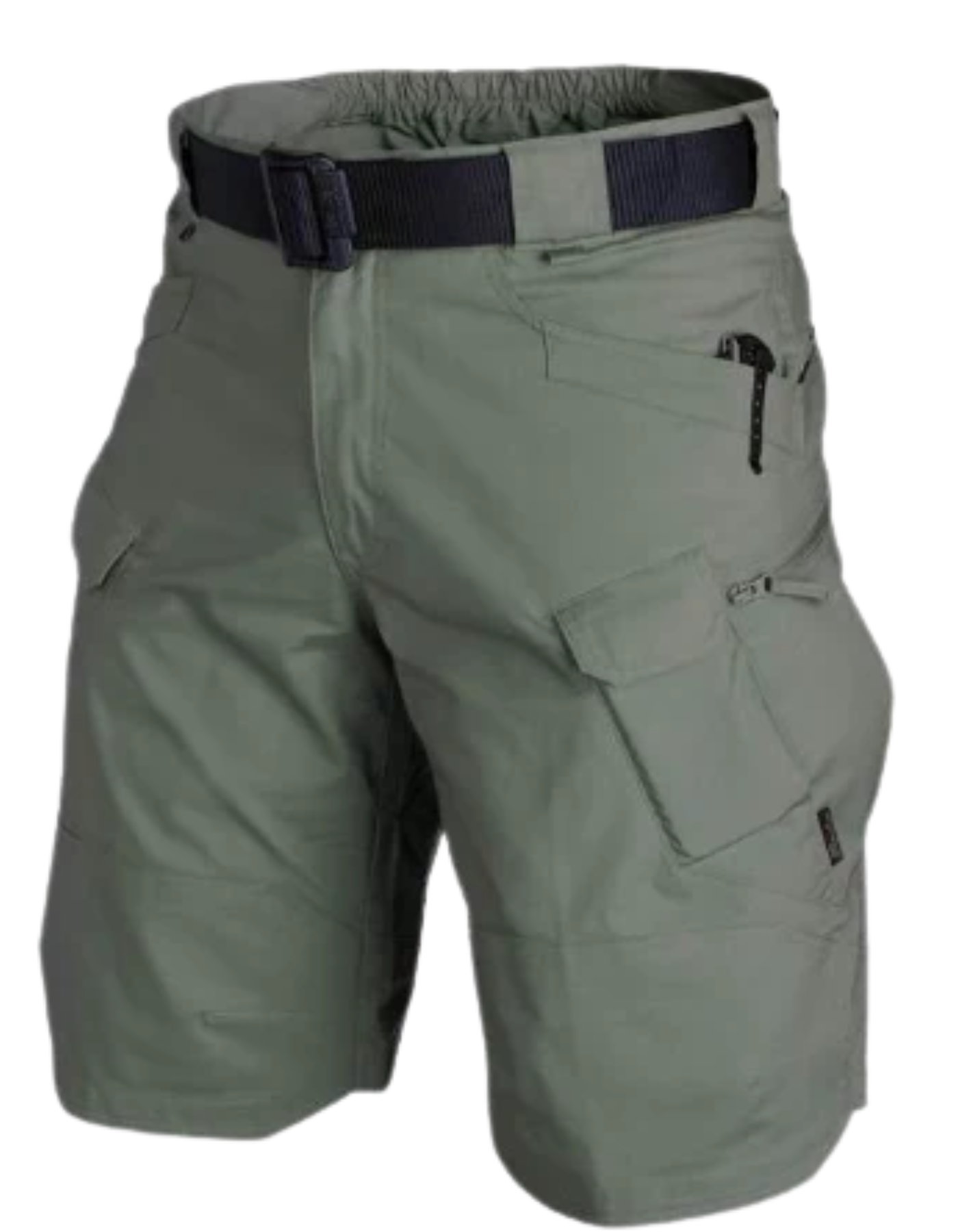 Herren Cargo Shorts Bequem Schwarz Komfort