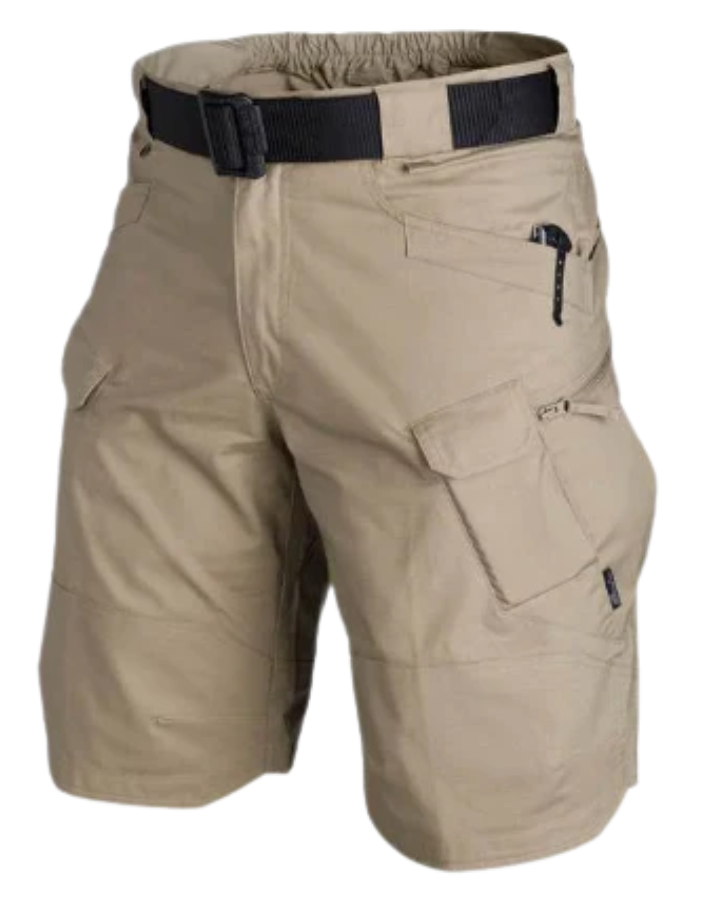 Herren Cargo Shorts Bequem Schwarz Komfort - BerlinGlamour