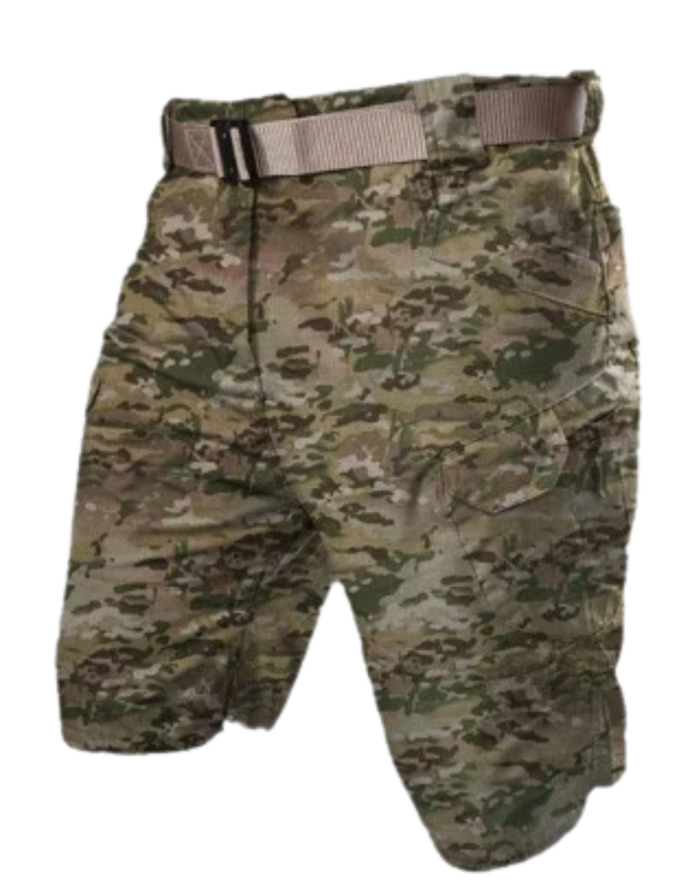 Herren Cargo Shorts Bequem Schwarz Komfort