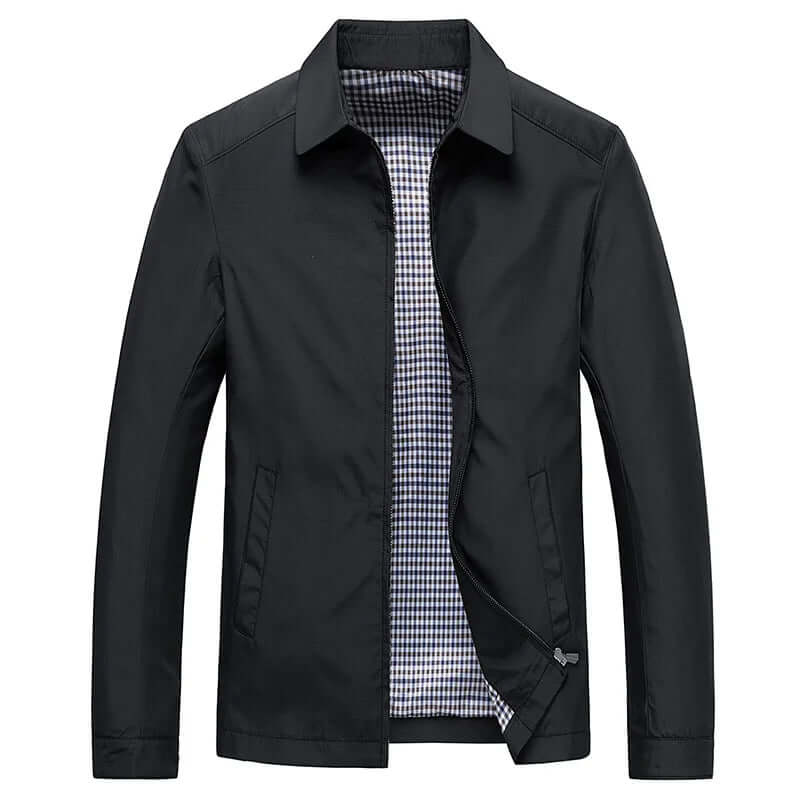 Herren Sommerjacke Leicht Reißverschluss Modern